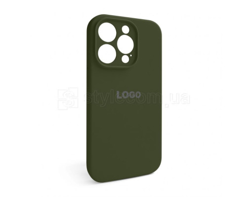 Чохол Full Silicone Case для Apple iPhone 14 Pro forest green (63) закрита камера