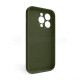 Чохол Full Silicone Case для Apple iPhone 14 Pro forest green (63) закрита камера