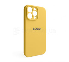 Чохол Full Silicone Case для Apple iPhone 14 Pro Max yellow (04) закрита камера