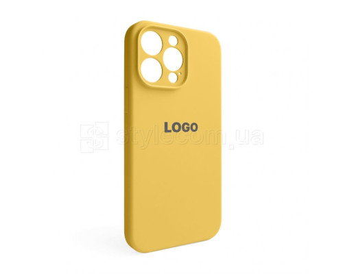 Чохол Full Silicone Case для Apple iPhone 14 Pro Max yellow (04) закрита камера