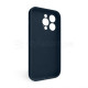 Чохол Full Silicone Case для Apple iPhone 14 Pro deep navy (68) закрита камера