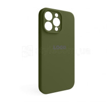 Чохол Full Silicone Case для Apple iPhone 14 Pro Max forest green (63) закрита камера