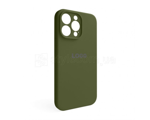 Чохол Full Silicone Case для Apple iPhone 14 Pro Max forest green (63) закрита камера