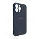 Чохол Full Silicone Case для Apple iPhone 14 Pro Max dark blue (08) закрита камера