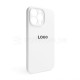 Чохол Full Silicone Case для Apple iPhone 14 Pro Max white (09) закрита камера