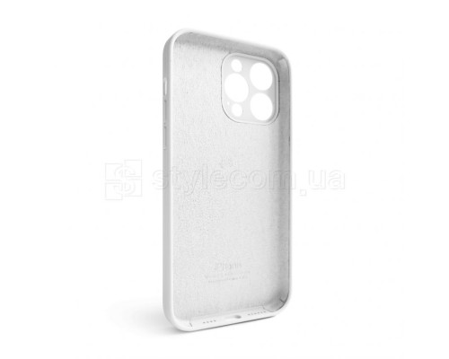 Чохол Full Silicone Case для Apple iPhone 14 Pro Max white (09) закрита камера