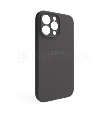 Чохол Full Silicone Case для Apple iPhone 14 Pro Max dark grey (15) закрита камера