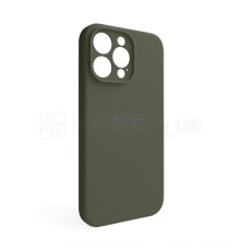 Чохол Full Silicone Case для Apple iPhone 14 Pro Max dark olive (35) закрита камера