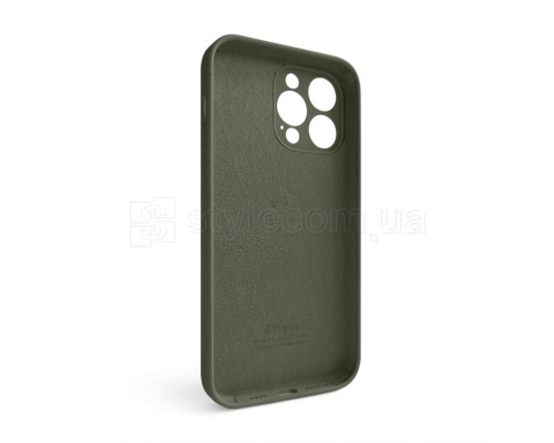 Чохол Full Silicone Case для Apple iPhone 14 Pro Max dark olive (35) закрита камера