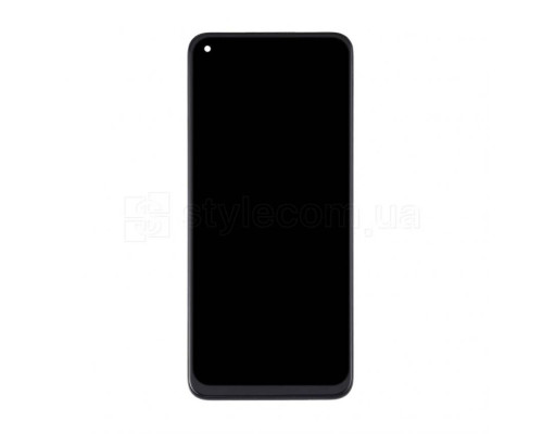 Дисплей (LCD) для Realme 6 RMX2001 ver.DI0649JN00 з тачскріном та рамкою black (IPS) Original Quality TPS-2710000267201