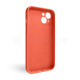 Чохол Full Silicone Case для Apple iPhone 14 apricot (02) закрита камера TPS-2710000267249 2710000267249
