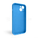 Чохол Full Silicone Case для Apple iPhone 14 royal blue (03) закрита камера