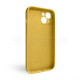 Чохол Full Silicone Case для Apple iPhone 14 yellow (04) закрита камера