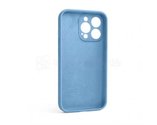 Чохол Full Silicone Case для Apple iPhone 13 Pro azure (24) закрита камера