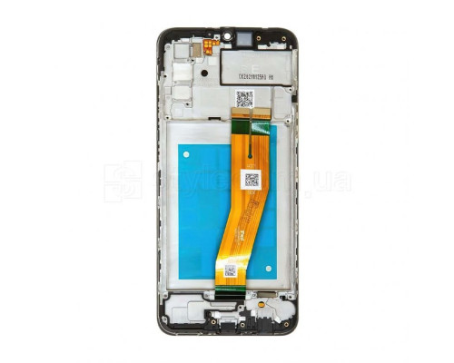 Дисплей (LCD) для Samsung Galaxy A02s/A025 (2021) 160х72мм з тачскріном та рамкою black (IPS) Original Quality TPS-2710000267294