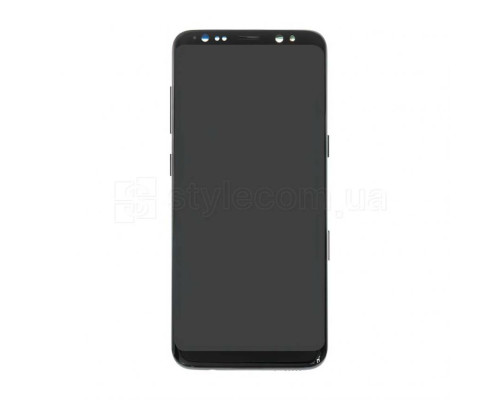 Дисплей (LCD) для Samsung Galaxy S8/G950 (2017) з тачскріном та рамкою black (Amoled) Original Quality (переклеєне скло) TPS-2710000267386