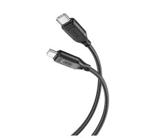 Кабель USB XO NB-Q236B 60W Type-C to Type-C black TPS-2710000267775
