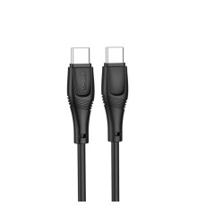 Кабель USB XO NB-Q239B 60W Type-C to Type-C black TPS-2710000267751