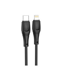 Кабель USB XO NB-Q239A 27W Type-C to Lightning black TPS-2710000267744