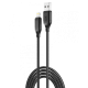 Кабель USB XO NB235 2.4A Lightning black TPS-2710000267843