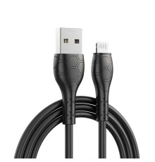 Кабель USB XO NB240 2.4A Lightning black TPS-2710000267782