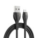 Кабель USB XO NB240 2.4A Lightning black