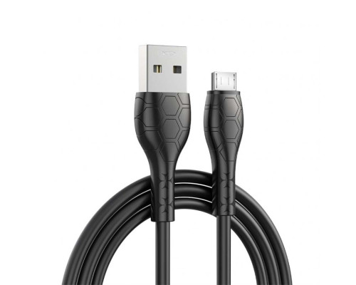 Кабель USB XO NB240 2.4A Micro black