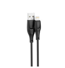 Кабель USB XO NB238 2.4A Lightning black TPS-2710000267812