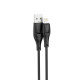 Кабель USB XO NB238 2.4A Lightning black TPS-2710000267812