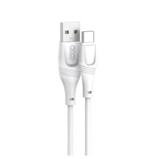 Кабель USB XO NB238 2.4A Type-C white