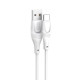 Кабель USB XO NB238 2.4A Type-C white