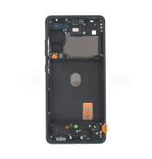 Дисплей (LCD) для Samsung Galaxy S20 FE/G780 (2020) з тачскріном та рамкою black Service Original (PN:GH82-24219A) TPS-2710000269397