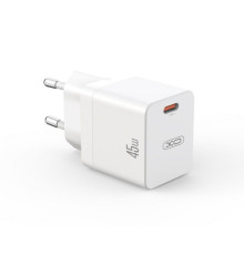 Мережевий зарядний пристрій (адаптер) XO CE09 PD / 45W white TPS-2710000269588 2710000269588