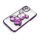 Чохол з ведмедиком для Apple iPhone 11 violet