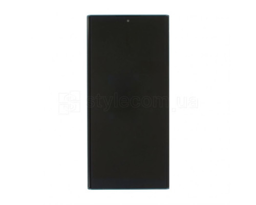 Дисплей (LCD) для Samsung Galaxy S22 Ultra/S908 (2022) з тачскріном та рамкою green Service Original (PN:GH82-27489D)