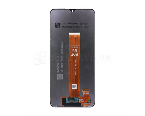 Дисплей (LCD) для Samsung Galaxy A12/A127 (2021) rev.0.1 з тачскріном black Service Original (PN:GH82-26486A) TPS-2710000271819