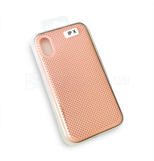 Чохол Original перфорація для Apple iPhone 7 Plus, 8 Plus nude (sand pink)