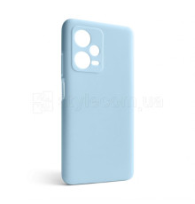 Чохол Full Silicone Case для Xiaomi Redmi Note 12 Pro Plus 5G light blue (05) (без логотипу)