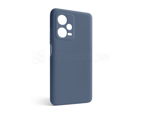 Чохол Full Silicone Case для Xiaomi Redmi Note 12 Pro Plus 5G dark blue (08) (без логотипу)