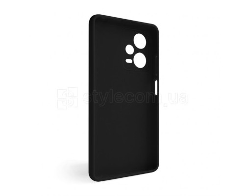 Чохол Full Silicone Case для Xiaomi Redmi Note 12 Pro Plus 5G black (18) (без логотипу)