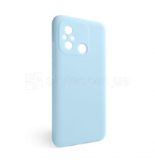 Чохол Full Silicone Case для Xiaomi Redmi 12C light blue (05) (без логотипу)