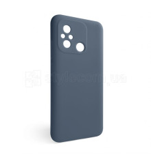 Чохол Full Silicone Case для Xiaomi Redmi 12C dark blue (08) (без логотипу)