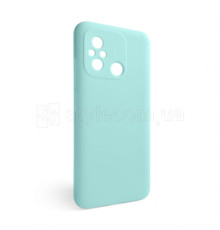 Чохол Full Silicone Case для Xiaomi Redmi 12C turquoise (17) (без логотипу)