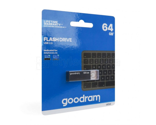 Флеш-пам'ять USB GOODRAM (Cube) UCU2 64GB black (UCU2-0640K0R11) TPS-2710000273424