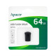 Флеш-пам'ять USB Apacer AH116 64GB black (AP64GAH116B-1)