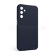 Чохол Full Silicone Case для Samsung Galaxy A24 4G/A245F (2023) dark blue (08) (без логотипу) TPS-2710000273578