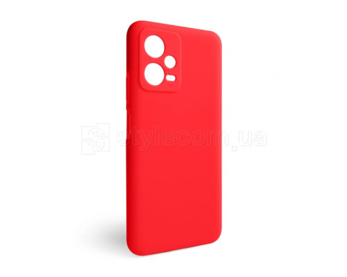 Чохол Full Silicone Case для Xiaomi Redmi Note 12 5G red (14) (без логотипу)