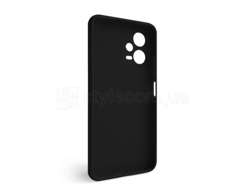 Чохол Full Silicone Case для Xiaomi Redmi Note 12 5G black (18) (без логотипу)