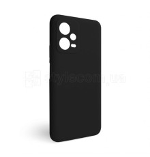 Чохол Full Silicone Case для Xiaomi Redmi Note 12 5G black (18) (без логотипу)