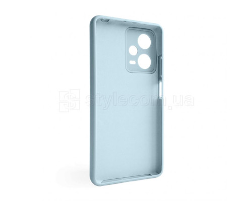 Чохол Full Silicone Case для Xiaomi Redmi Note 12 Pro 5G light blue (05) (без логотипу)